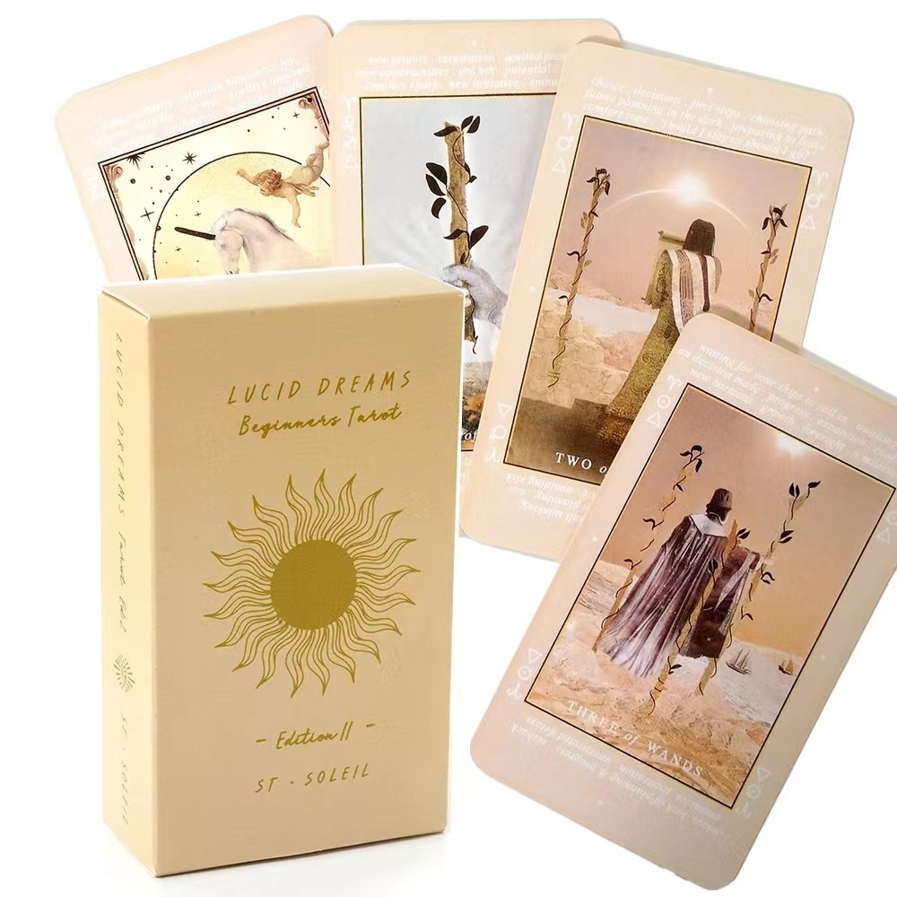 Tarot Cards Deck With Guidebook - Lucid Dreams Beginners Tarot Decks New