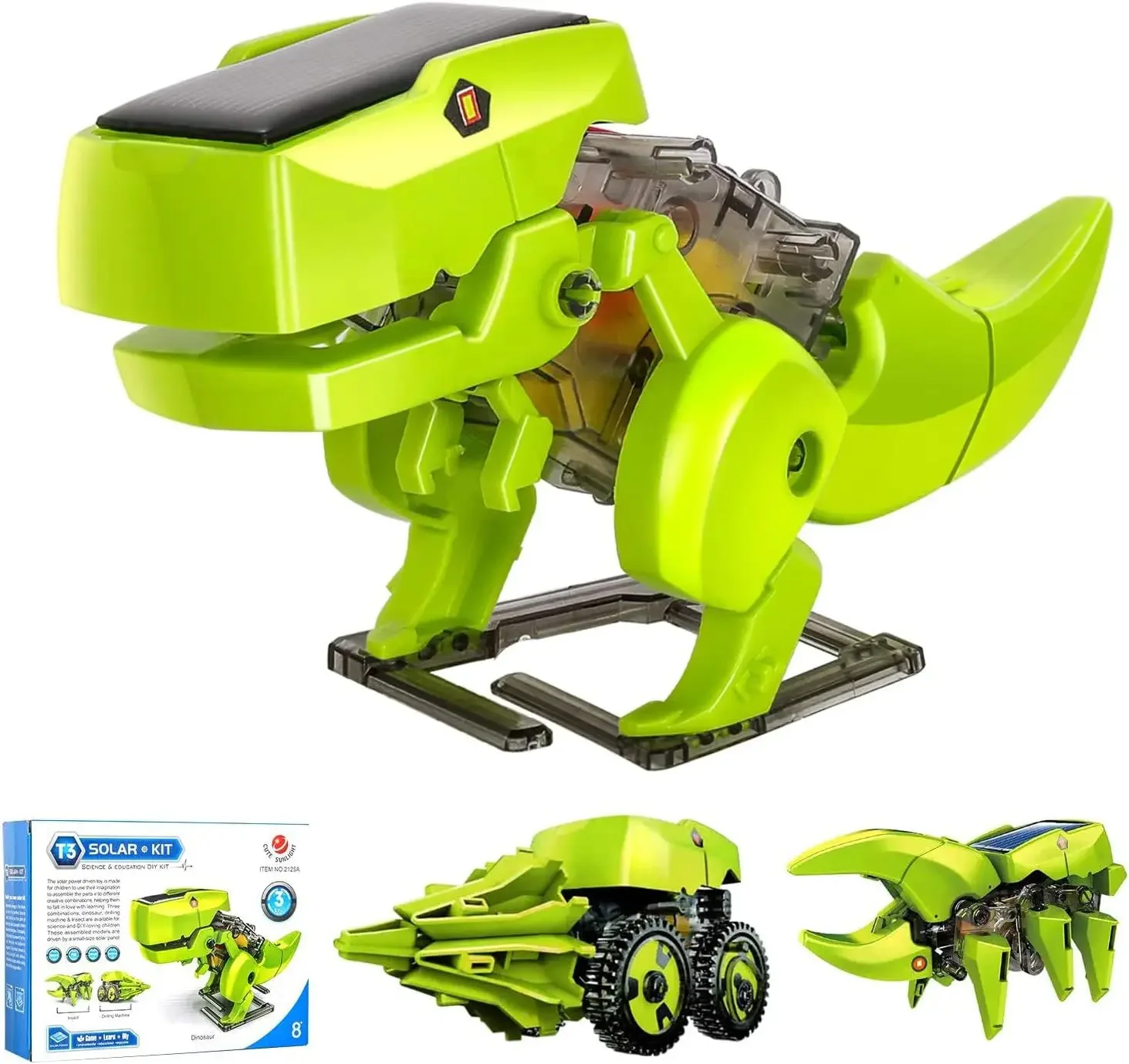 Stem Solar Robot Kit For Kids - Assemble Solar Robot Kit 3 in