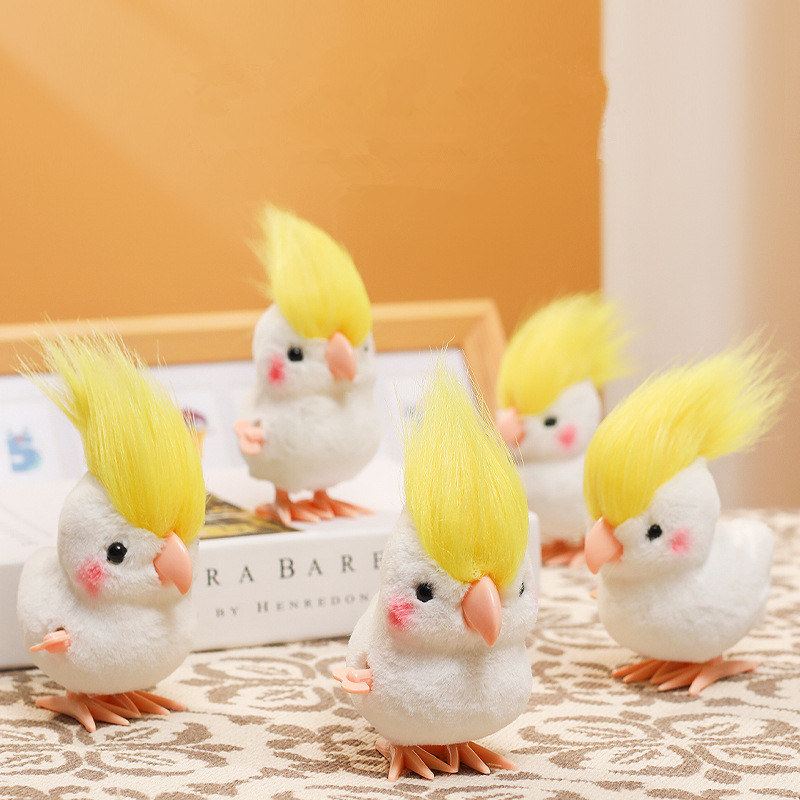 Dolls - INS Kawaii Jumping Parrot Simulated Plush