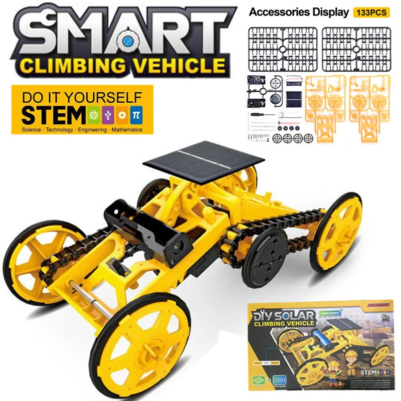 Stem Solar Robot Kit For Kids - Solar Toy Novel Children Toys Assemble