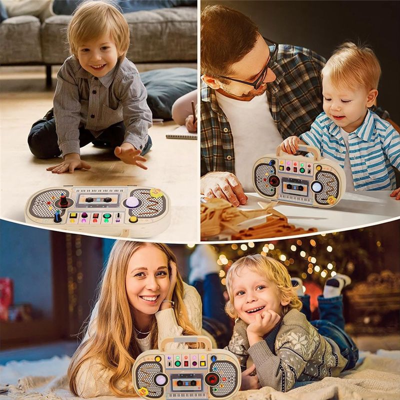 Pro Montessori Wooden Digital  - Montessori Wooden Busy Board Toddler 评论和价格