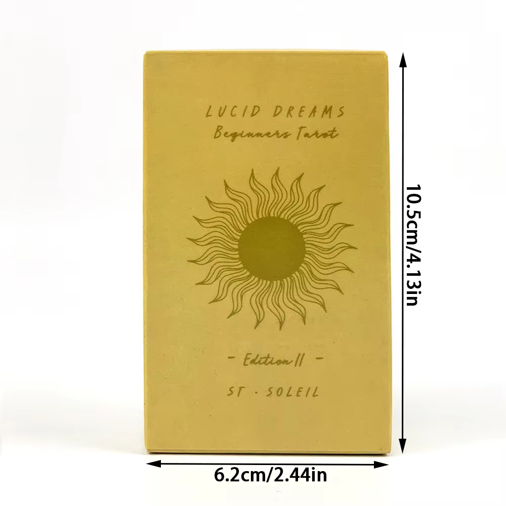 Lucid Dreams Beginners Tarot D - Tarot Cards Deck With Guidebook 评论和价格