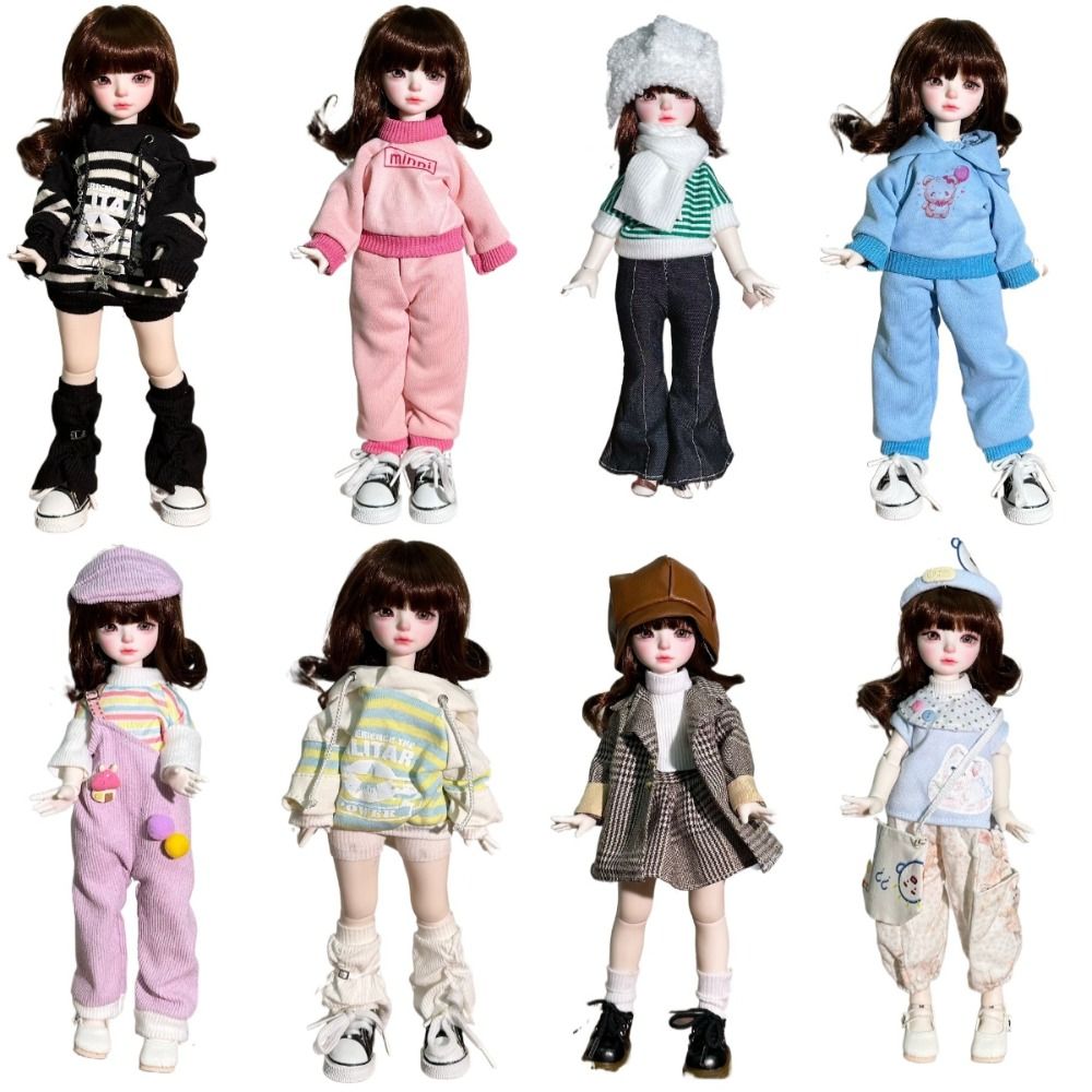 1/6 BJD Doll Dress Doll Fashio - Bjd Doll 1 6 Full Set With Clothes 评论和价格