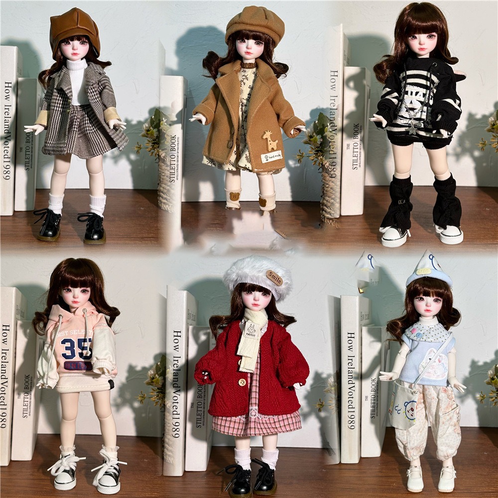 1/6 BJD Doll Dress Doll Fashio - Bjd Doll 1 6 Full Set With Clothes 评论和价格