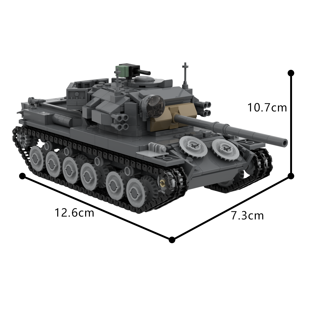 MOC Centurion mk. 5/1 Tank Bui - Lego Compatible Military Tank 评论和价格