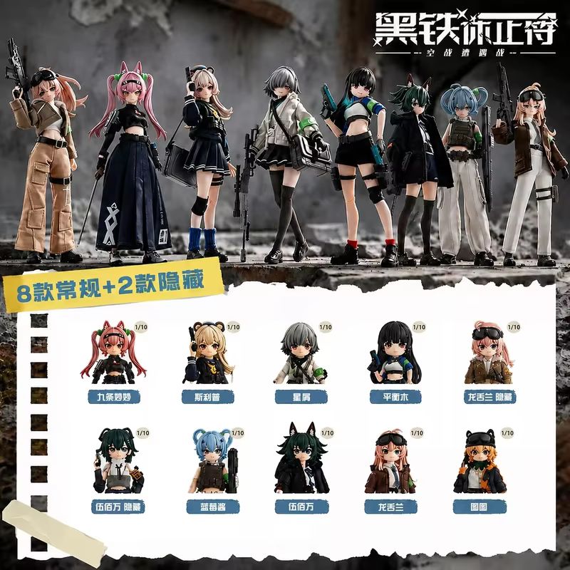 2026 New Eden Toys Black Iron  - Anime Action Figure Blind Box 评论和价格