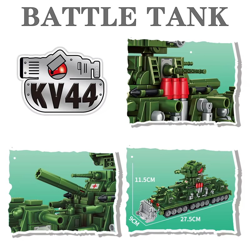 Tank World Cartoon Model Muild - Lego Compatible Military Tank 评论和价格
