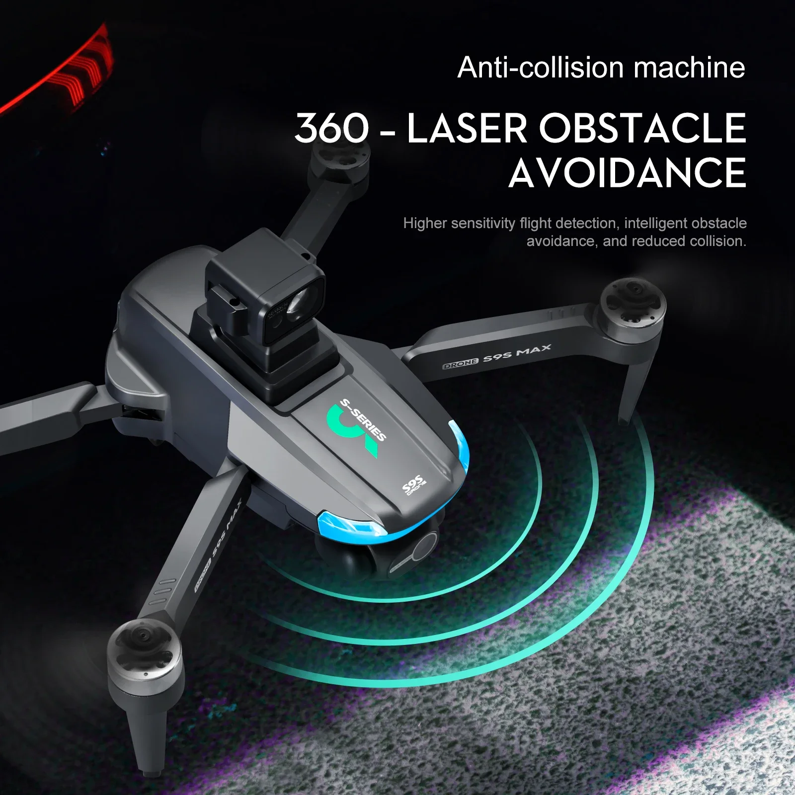 NEW S9S MAX MINI Drone 4K 2-Ax - Fpv Brushless Rc Drone 4K 评论和价格