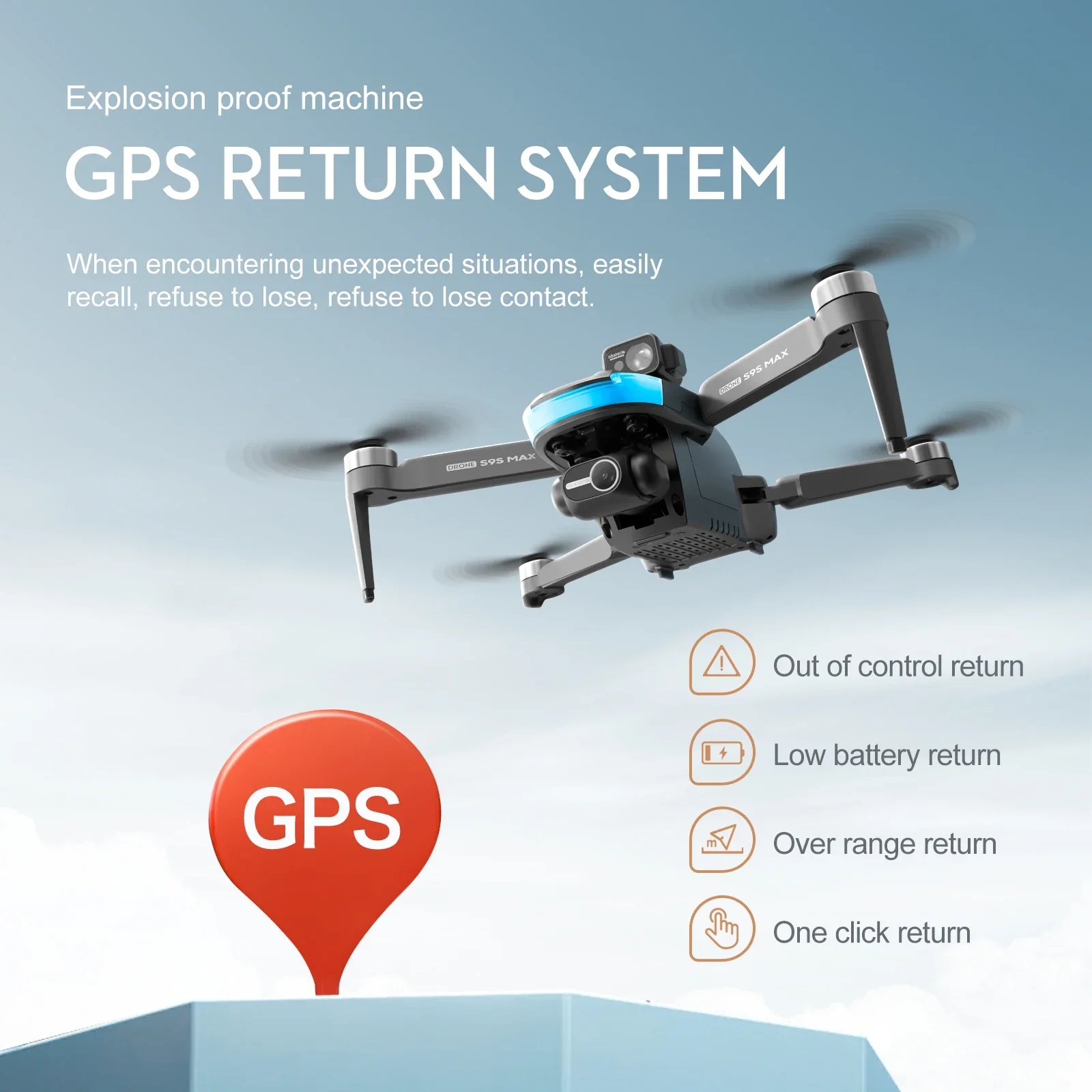 NEW S9S MAX MINI Drone 4K 2-Ax - Fpv Brushless Rc Drone 4K 评论和价格