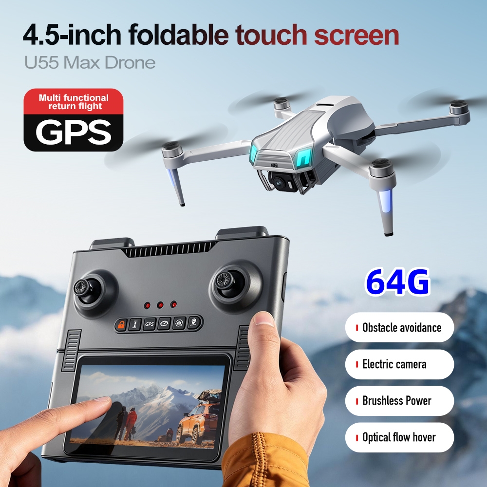 NCZOBOE U55 Drone Professional - Fpv Brushless Rc Drone 4K 评论和价格