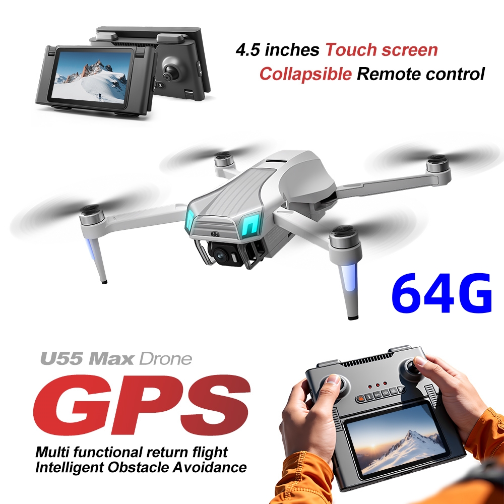 NCZOBOE U55 Drone Professional - Fpv Brushless Rc Drone 4K 评论和价格