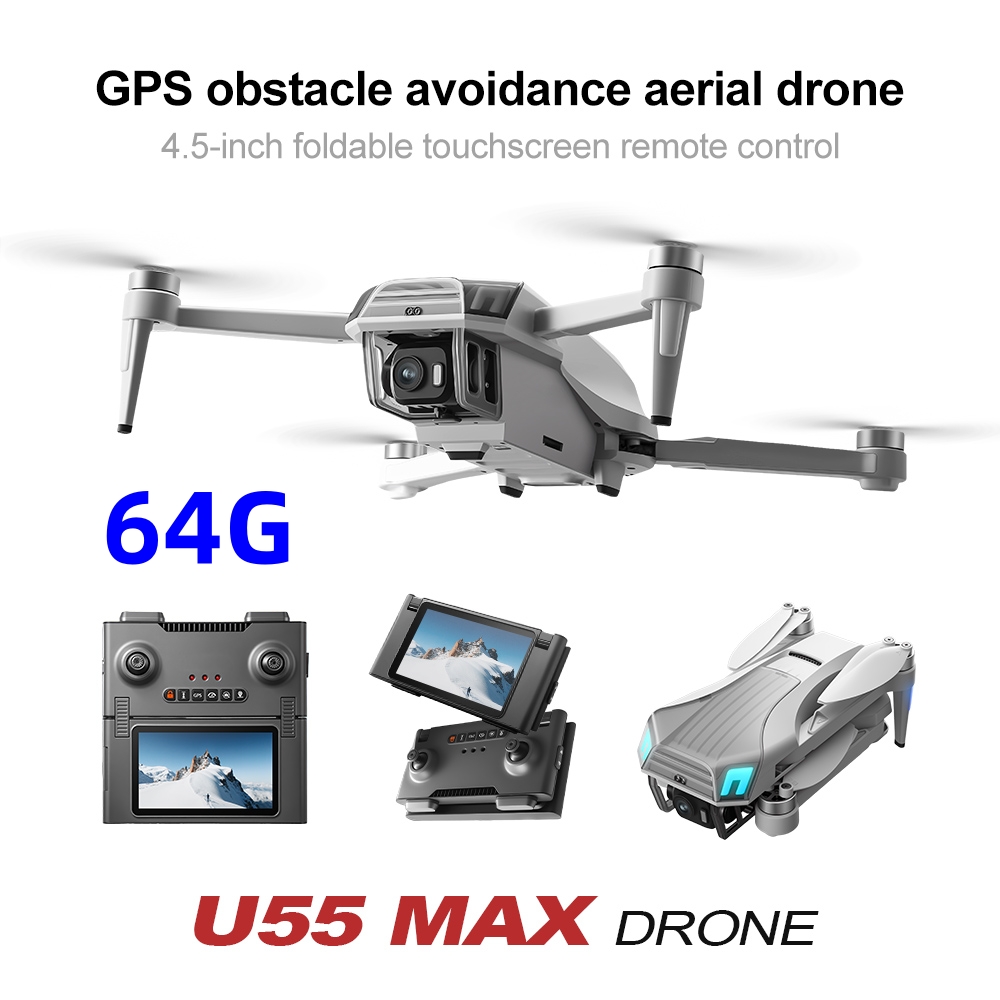 NCZOBOE U55 Drone Professional - Fpv Brushless Rc Drone 4K 评论和价格