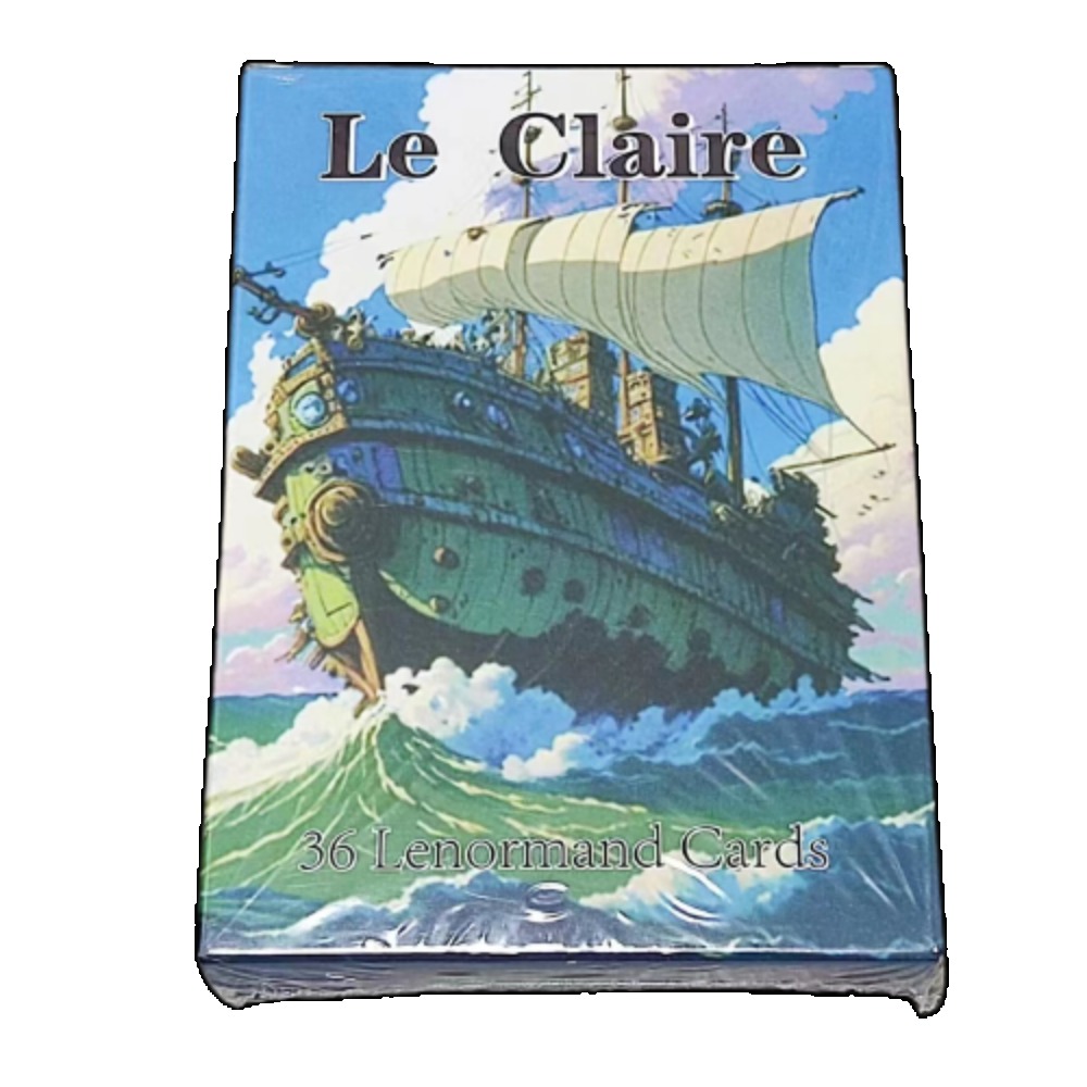 10.4*7.3cm Le Claire Lenormand - Tarot Cards Deck With Guidebook 评论和价格