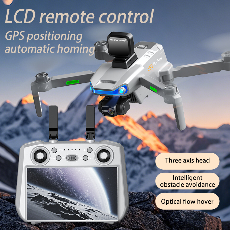 AE3 PRO Max NEW LCD SC GPS Dro - Fpv Brushless Rc Drone 4K 评论和价格