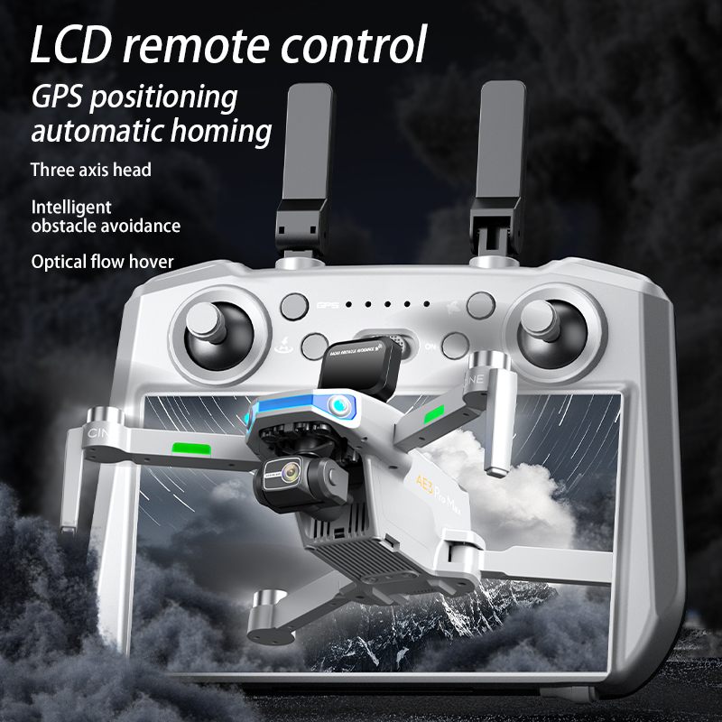 AE3 PRO Max NEW LCD SC GPS Dro - Fpv Brushless Rc Drone 4K 评论和价格