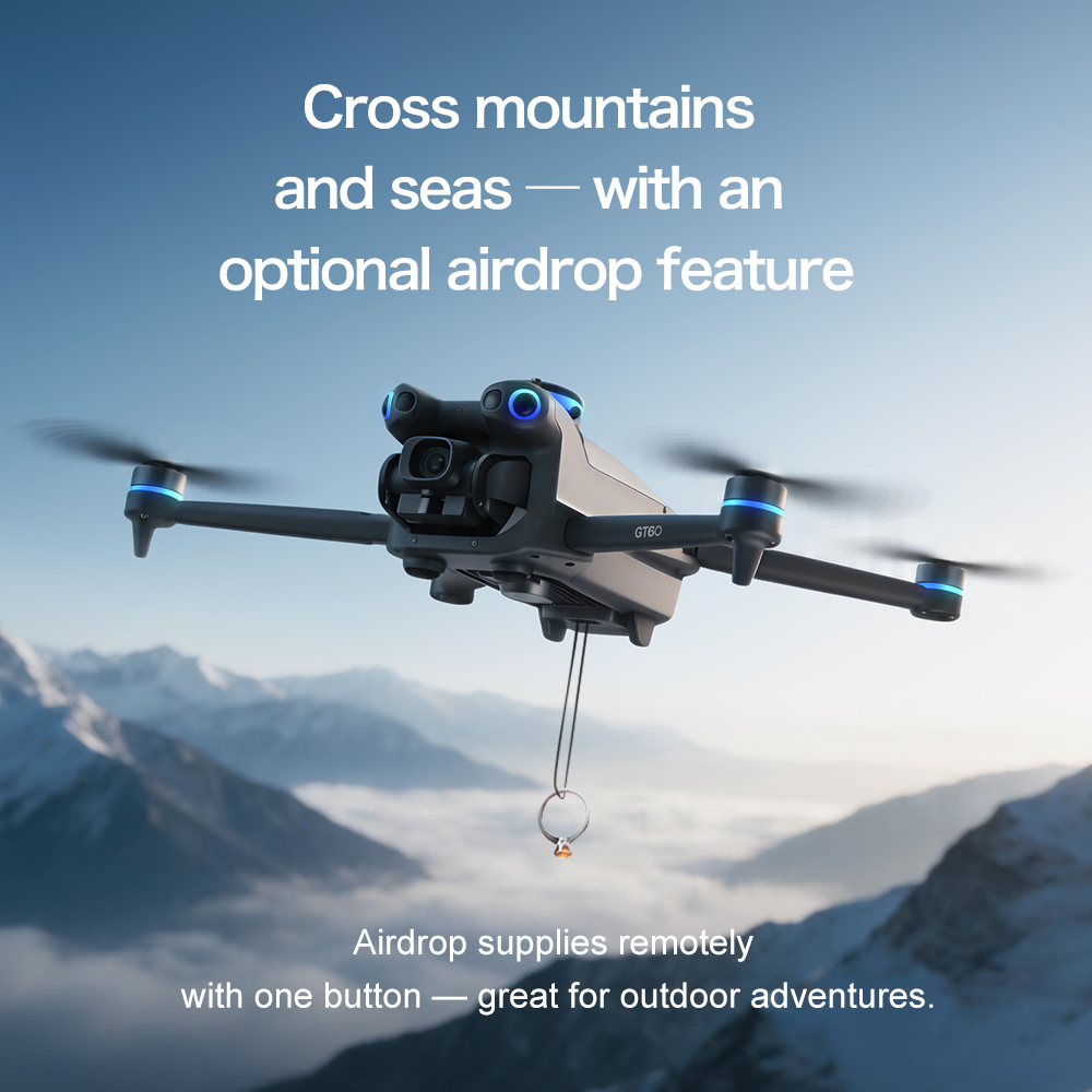 Original GT60 GPS Foldable RC  - Fpv Brushless Rc Drone 4K 评论和价格
