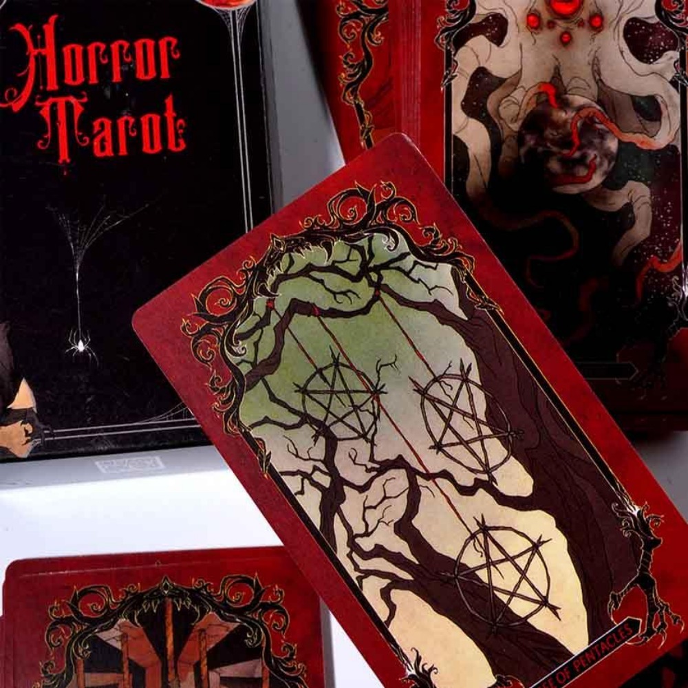 10.3*6cm Horror Tarot Deck Car - Tarot Cards Deck With Guidebook 评论和价格