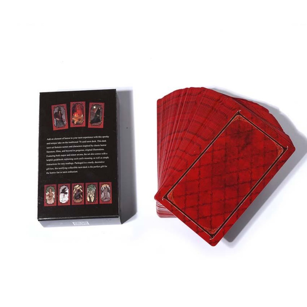 10.3*6cm Horror Tarot Deck Car - Tarot Cards Deck With Guidebook 评论和价格