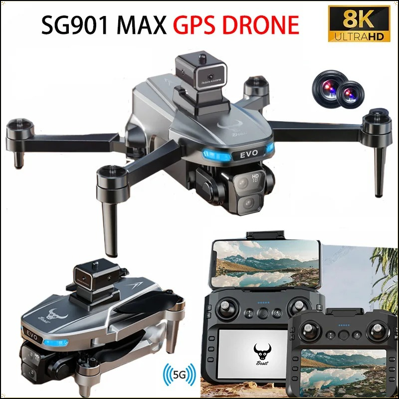 Drone 8K Professional GPS HD C - Fpv Brushless Rc Drone 4K 评论和价格