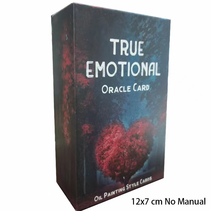 12x7 cm True Emotional Oracle  - Tarot Cards Deck With Guidebook 评论和价格