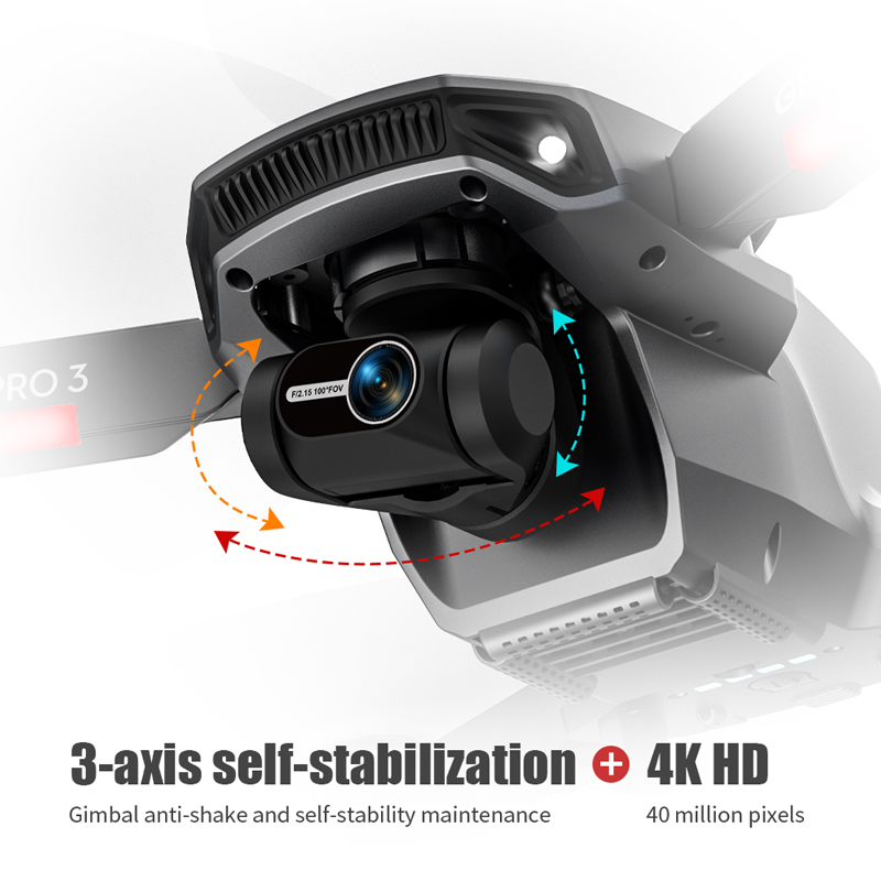 L106 Pro 3 Drone 5G WIFI FPV F - Fpv Brushless Rc Drone 4K 评论和价格