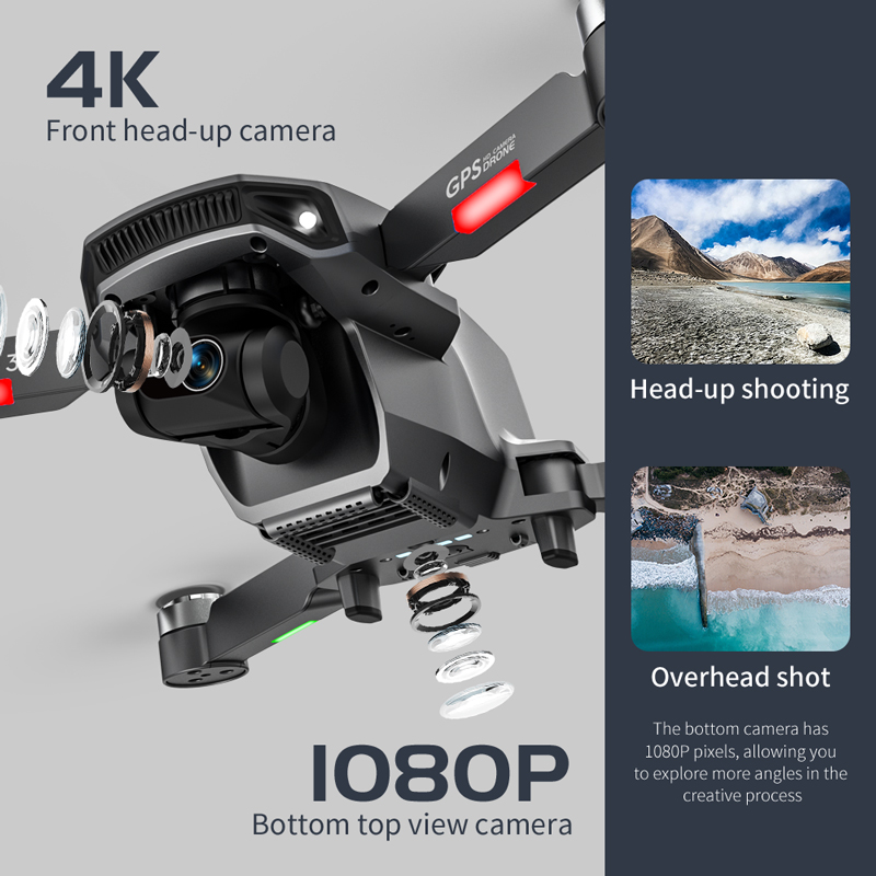 L106 Pro 3 Drone 5G WIFI FPV F - Fpv Brushless Rc Drone 4K 评论和价格