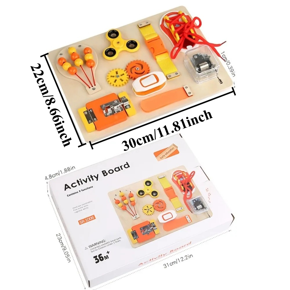 Montessori Wooden Busy Board T - Montessori Wooden Busy Board Toddler 评论和价格