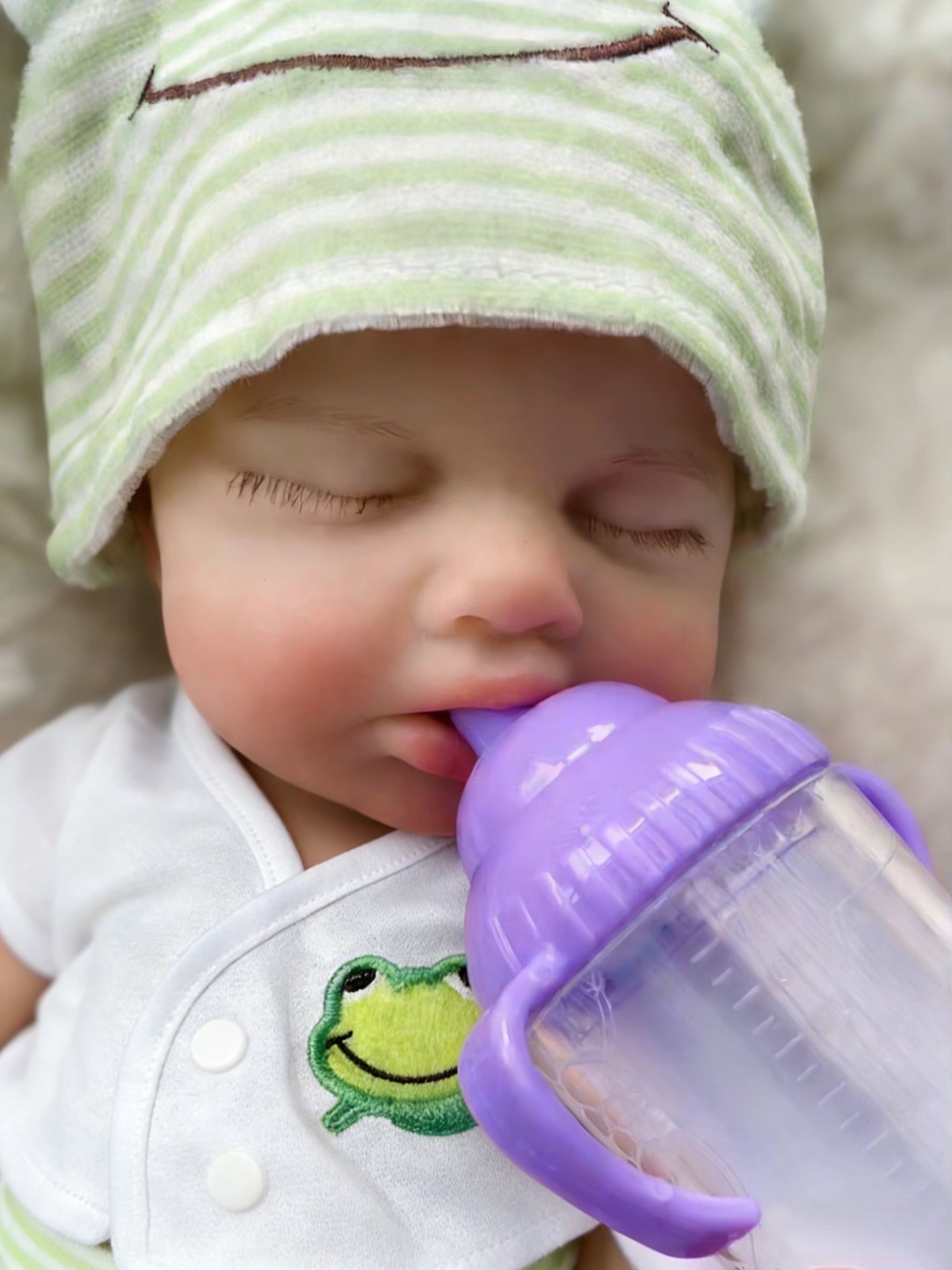 OtardDolls Loulou Can Open mou - Reborn Baby Doll Silicone Realistic 评论和价格