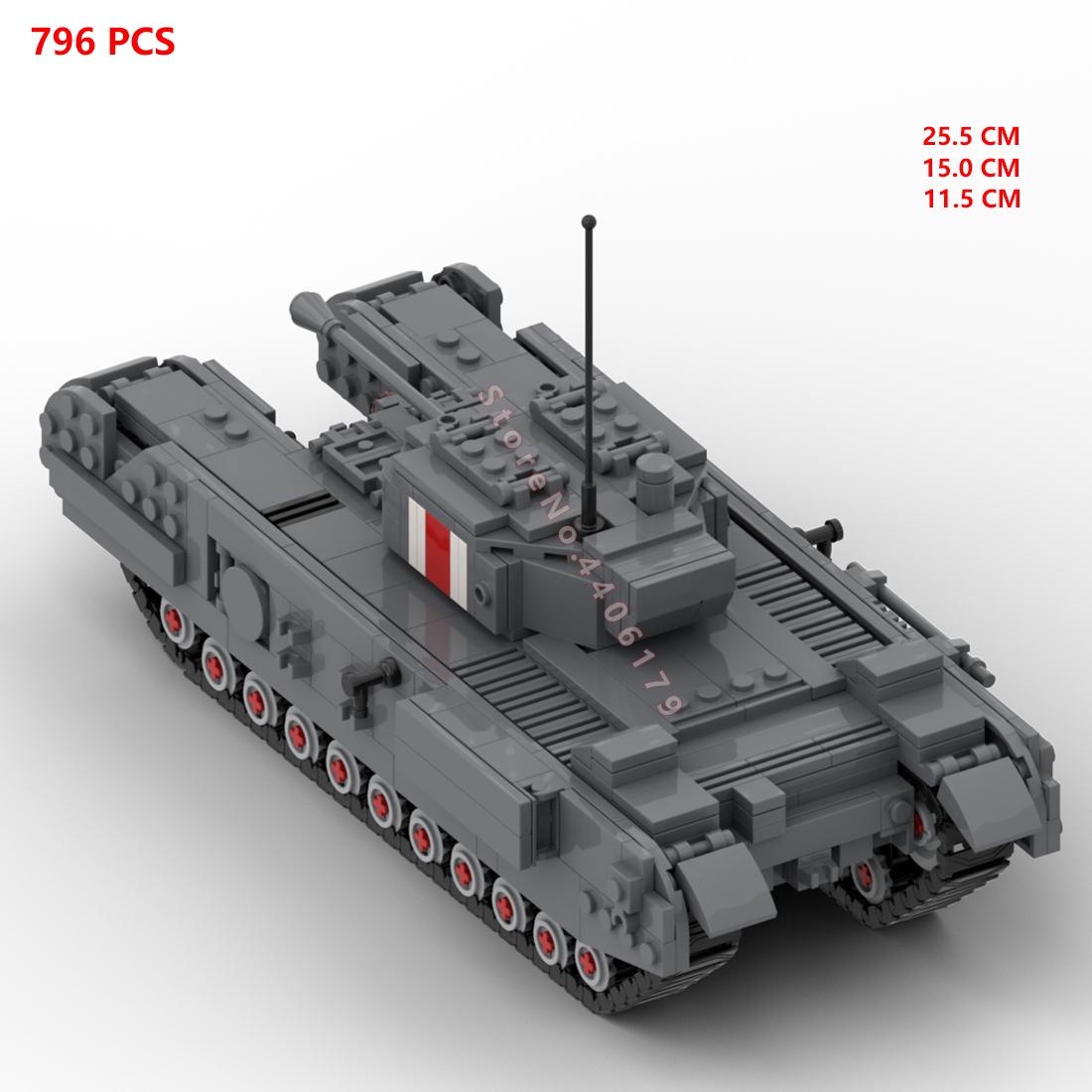 hot military WWII UK Army Chur - Lego Compatible Military Tank 评论和价格