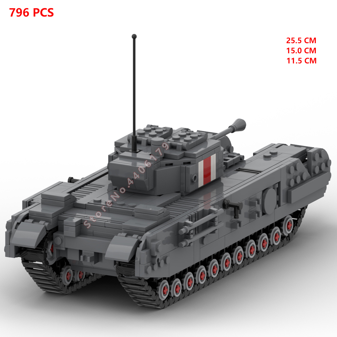 hot military WWII UK Army Chur - Lego Compatible Military Tank 评论和价格