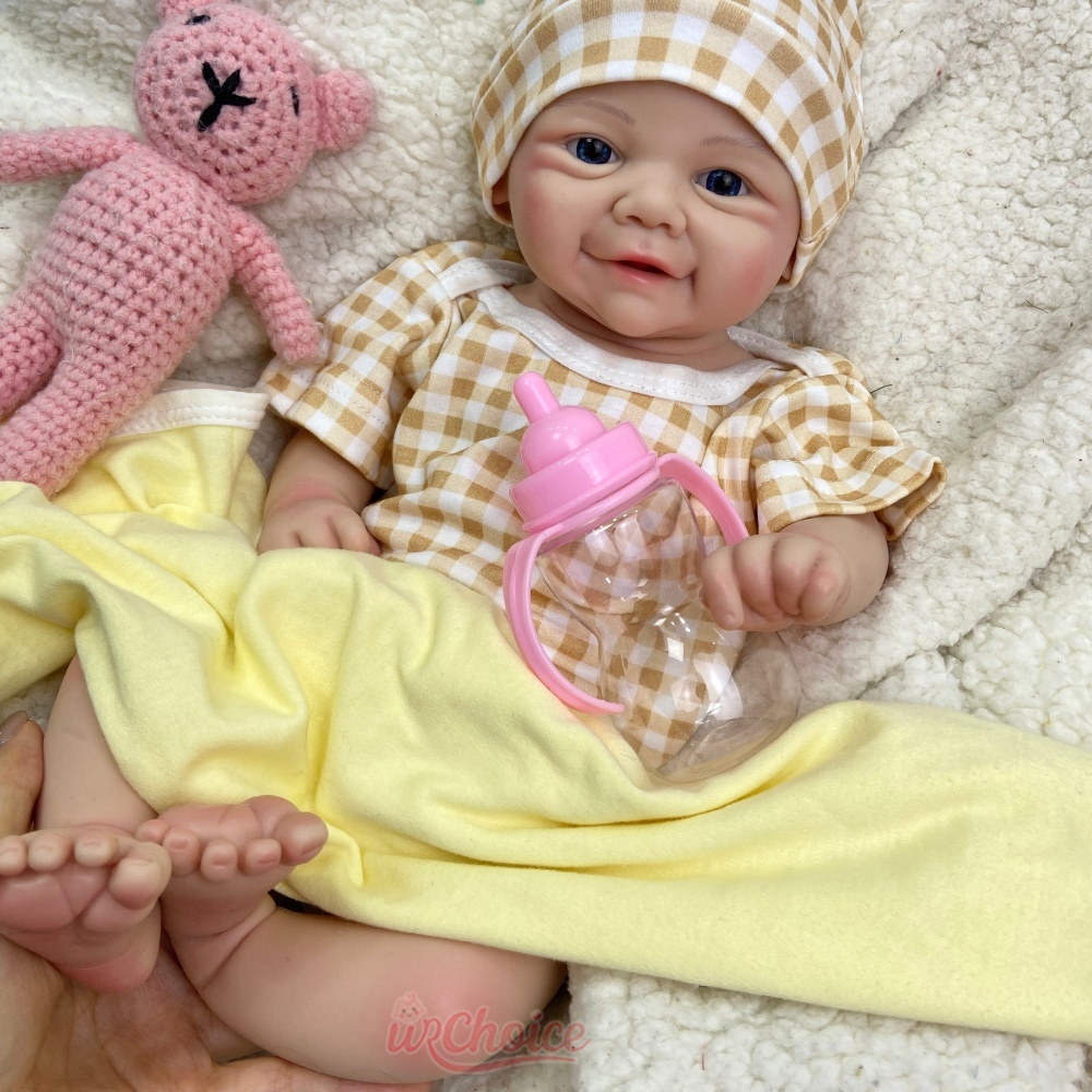 Open Eyes Full Body Silicone R - Reborn Baby Doll Silicone Realistic 评论和价格