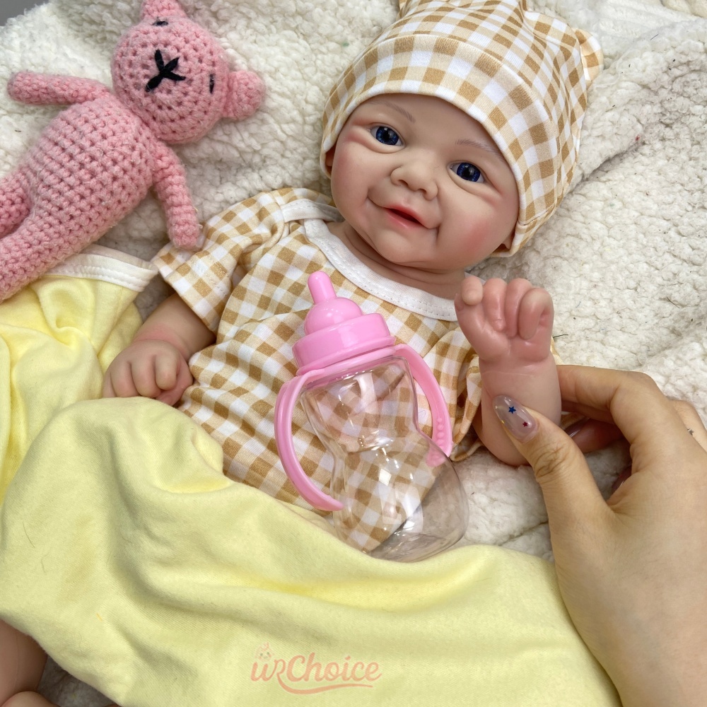 Open Eyes Full Body Silicone R - Reborn Baby Doll Silicone Realistic 评论和价格