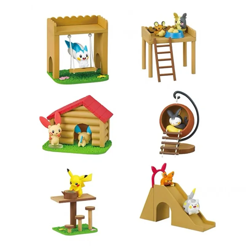 Pokemon Miniature Forest Playg - Anime Action Figure Blind Box 评论和价格