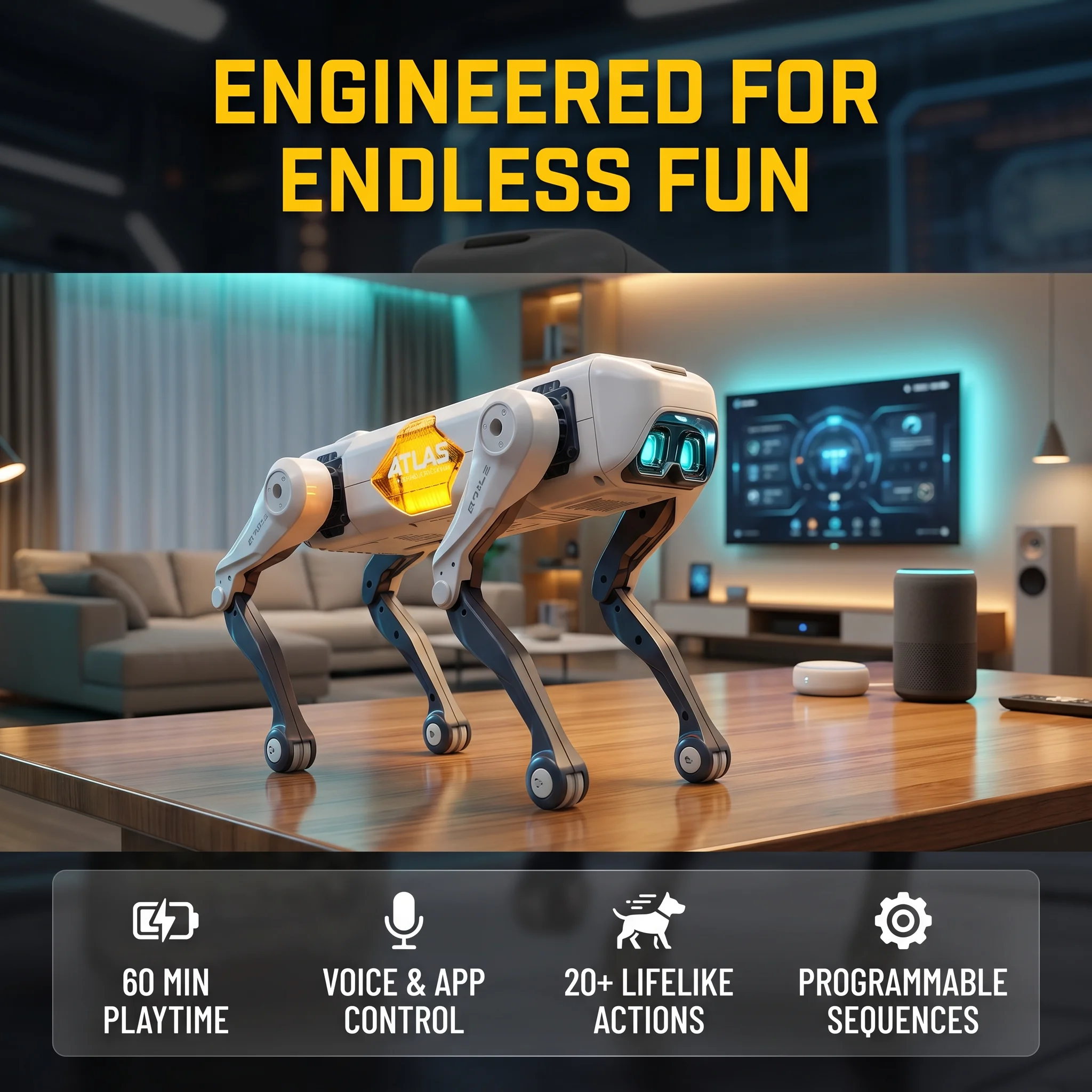AI Smart Robot Dog, Voice & AP - Educational Toys 评论和价格
