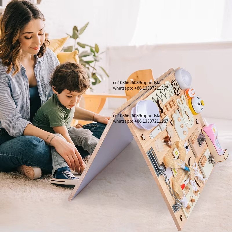 Montessori Busy Board Wooden S - Montessori Wooden Busy Board Toddler 评论和价格