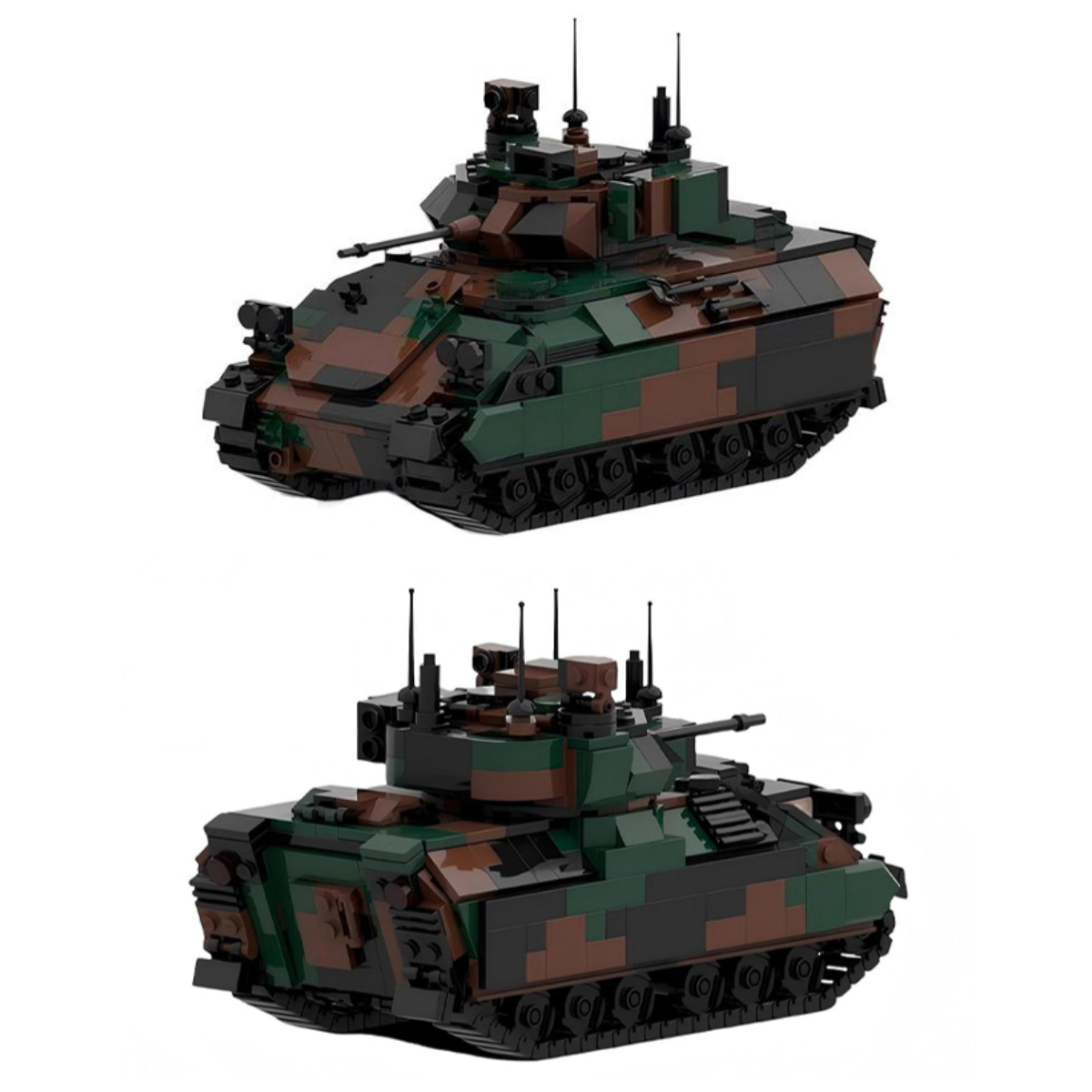MOC Military Series Tracked Ar - Lego Compatible Military Tank 评论和价格
