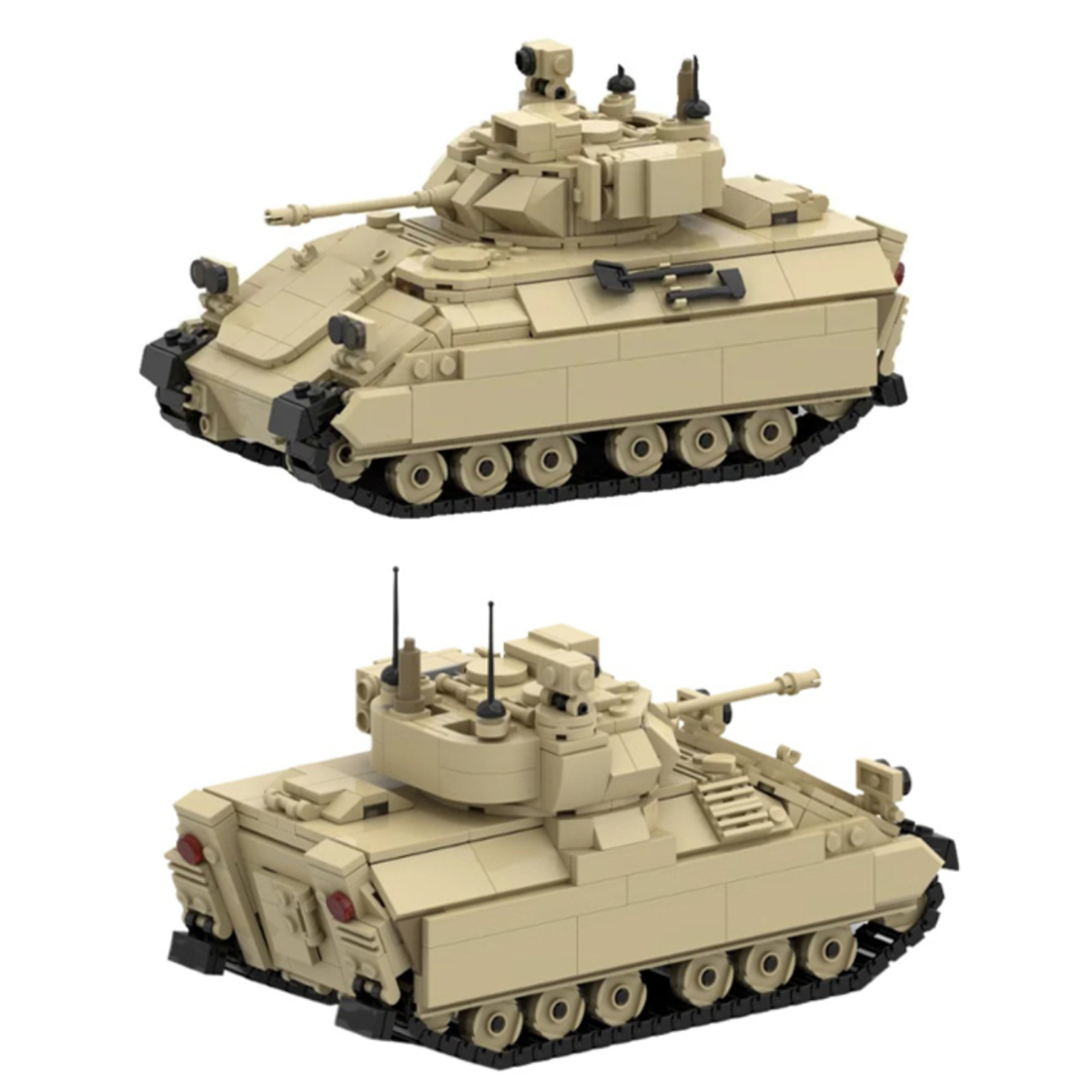 MOC Military Series Tracked Ar - Lego Compatible Military Tank 评论和价格
