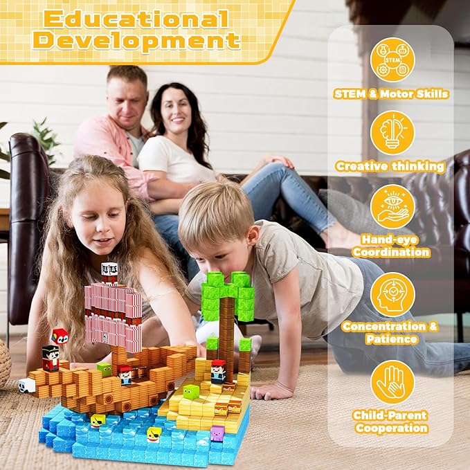Magnetic Blocks - 100Pcs Build - Magnetic Building Tiles Set 100Pcs 评论和价格