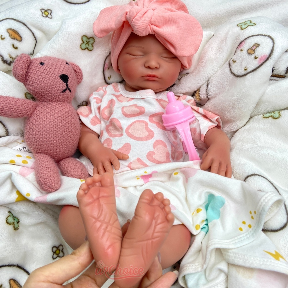 18inch Washable Silicone Rebor - Reborn Baby Doll Silicone Realistic 评论和价格